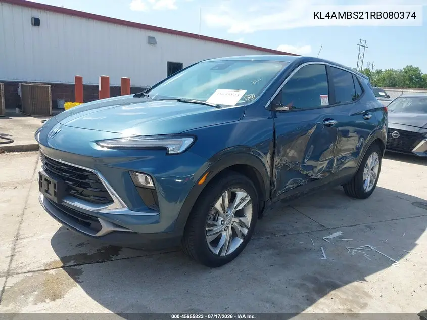 2024 Buick Encore Gx Preferred Fwd VIN: KL4AMBS21RB080374 Lot: 45655823