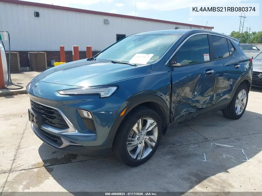2024 Buick Encore Gx Preferred Fwd VIN: KL4AMBS21RB080374 Lot: 45655823
