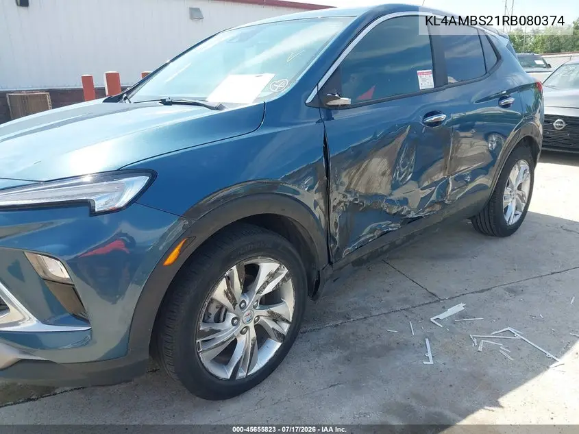 2024 Buick Encore Gx Preferred Fwd VIN: KL4AMBS21RB080374 Lot: 45655823
