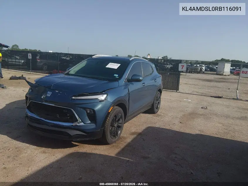 2024 Buick Encore Gx Sport Touring Fwd VIN: KL4AMDSL0RB116091 Lot: 45660368