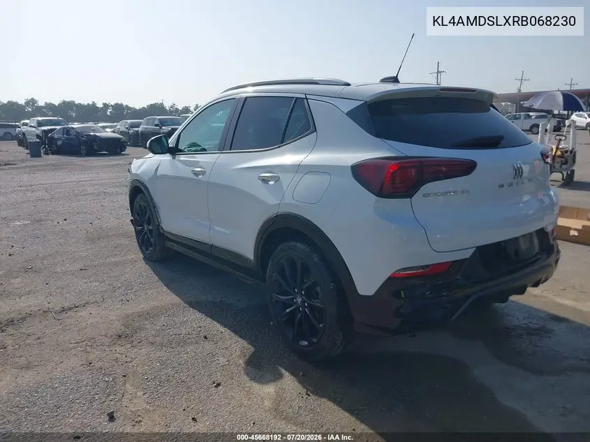 2024 Buick Encore Gx Sport Touring Fwd VIN: KL4AMDSLXRB068230 Lot: 45668192