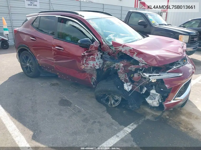 2025 Buick Encore Gx Sport Touring Fwd VIN: KL4AMDSL7SB013661 Lot: 45506677