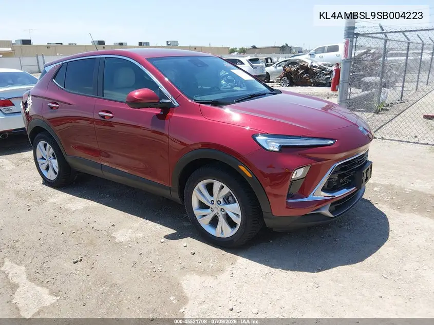 2025 Buick Encore Gx Preferred Fwd VIN: KL4AMBSL9SB004223 Lot: 45521708