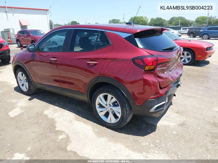2025 Buick Encore Gx Preferred Fwd VIN: KL4AMBSL9SB004223 Lot: 45521708
