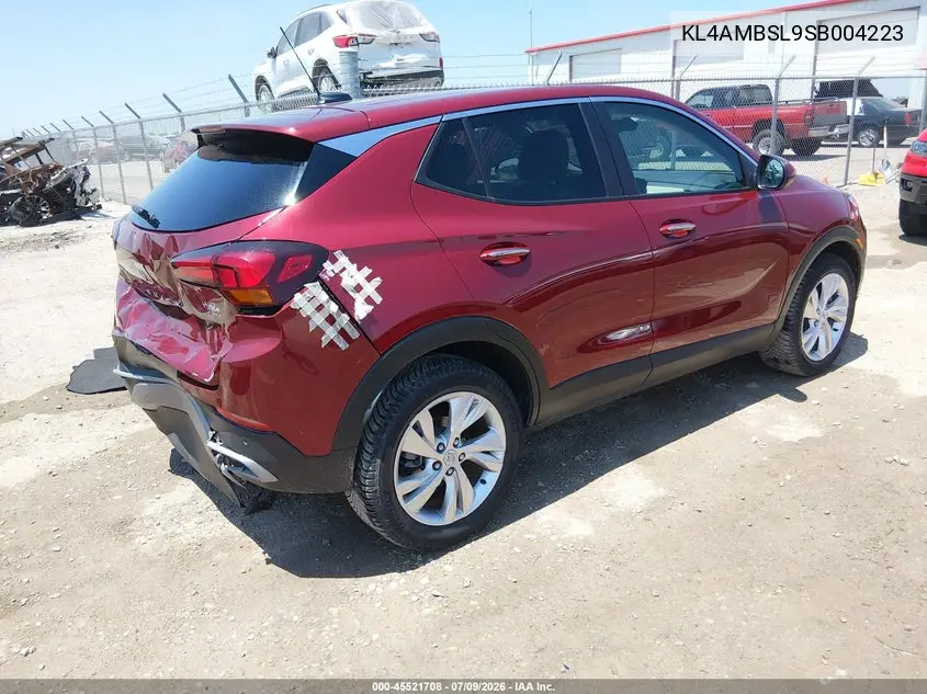 2025 Buick Encore Gx Preferred Fwd VIN: KL4AMBSL9SB004223 Lot: 45521708
