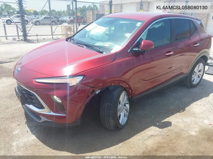 2025 Buick Encore Gx Preferred Awd VIN: KL4AMCSL0SB080130 Lot: 45527341