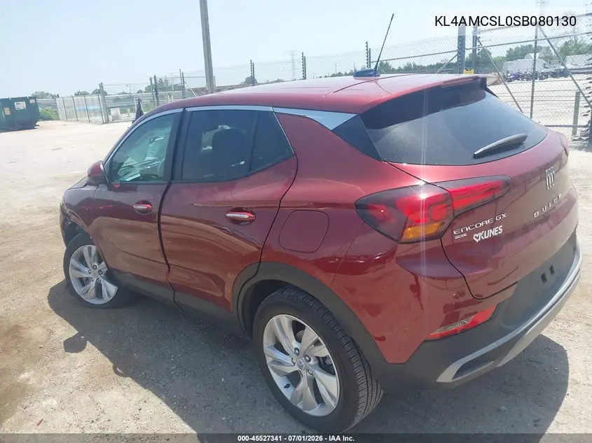 2025 Buick Encore Gx Preferred Awd VIN: KL4AMCSL0SB080130 Lot: 45527341
