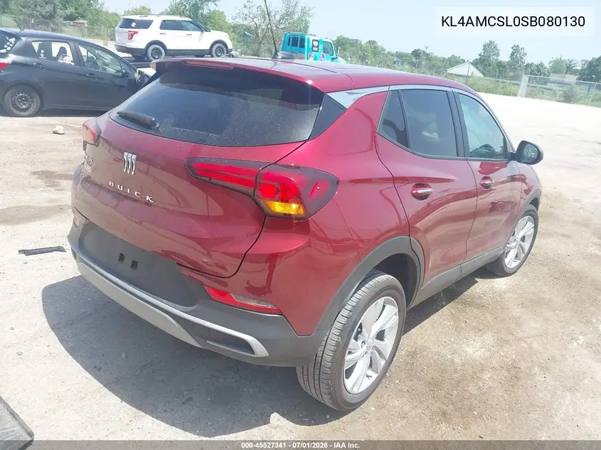 2025 Buick Encore Gx Preferred Awd VIN: KL4AMCSL0SB080130 Lot: 45527341