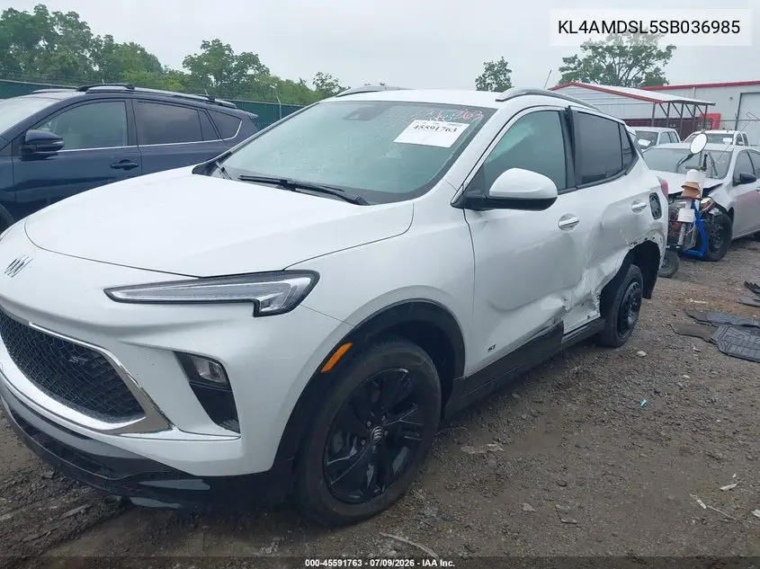 2025 Buick Encore Gx Sport Touring Fwd VIN: KL4AMDSL5SB036985 Lot: 45591763
