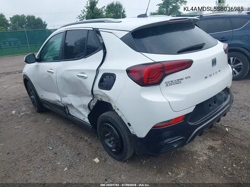2025 Buick Encore Gx Sport Touring Fwd VIN: KL4AMDSL5SB036985 Lot: 45591763