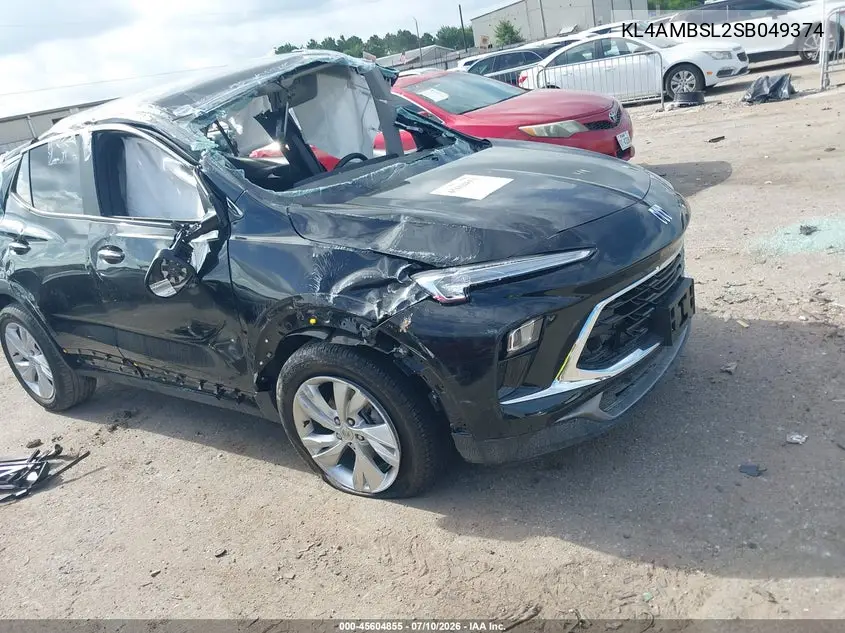 2025 Buick Encore Gx Preferred Fwd VIN: KL4AMBSL2SB049374 Lot: 45604855