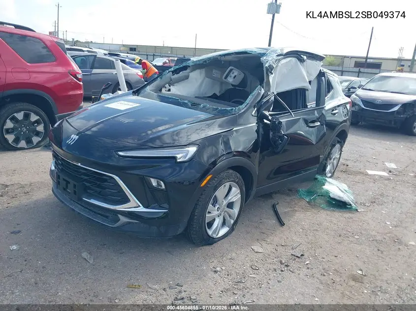 2025 Buick Encore Gx Preferred Fwd VIN: KL4AMBSL2SB049374 Lot: 45604855
