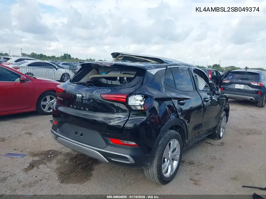 2025 Buick Encore Gx Preferred Fwd VIN: KL4AMBSL2SB049374 Lot: 45604855