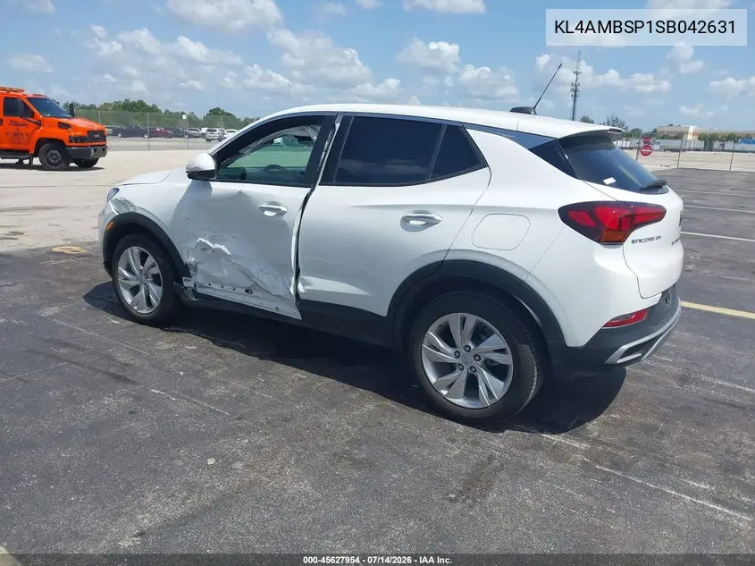 2025 Buick Encore Gx Preferred Fwd VIN: KL4AMBSP1SB042631 Lot: 45627954