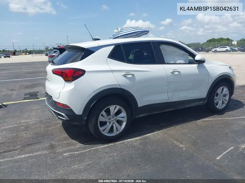 2025 Buick Encore Gx Preferred Fwd VIN: KL4AMBSP1SB042631 Lot: 45627954