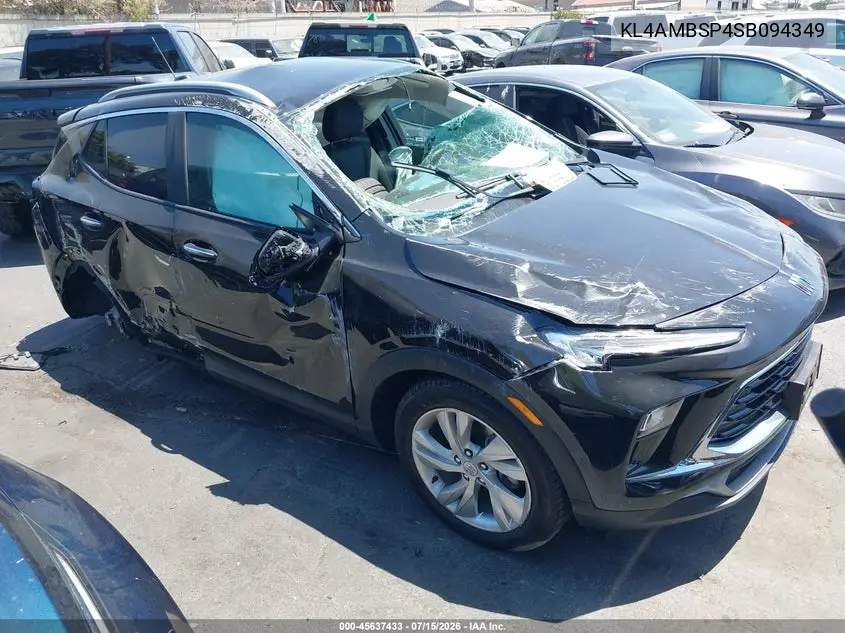 2025 Buick Encore Gx Preferred Fwd VIN: KL4AMBSP4SB094349 Lot: 45637433