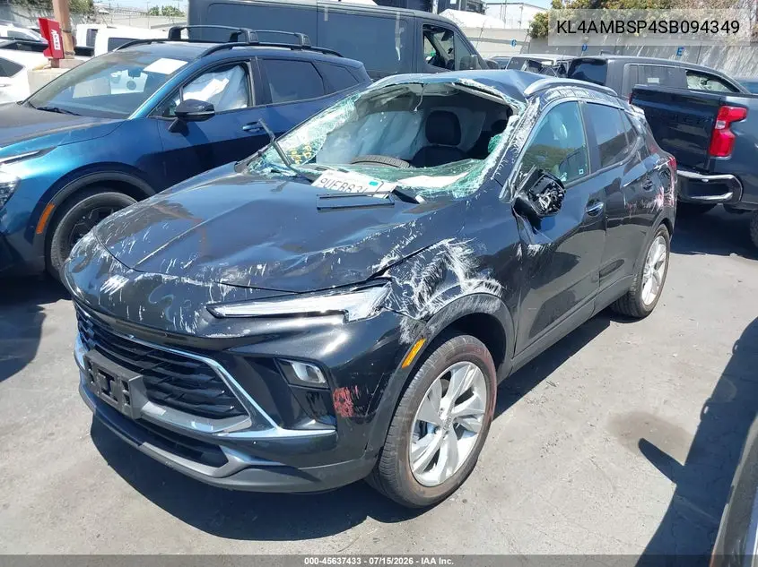2025 Buick Encore Gx Preferred Fwd VIN: KL4AMBSP4SB094349 Lot: 45637433