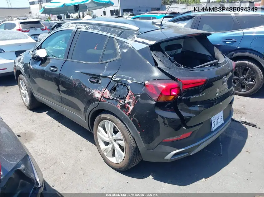2025 Buick Encore Gx Preferred Fwd VIN: KL4AMBSP4SB094349 Lot: 45637433