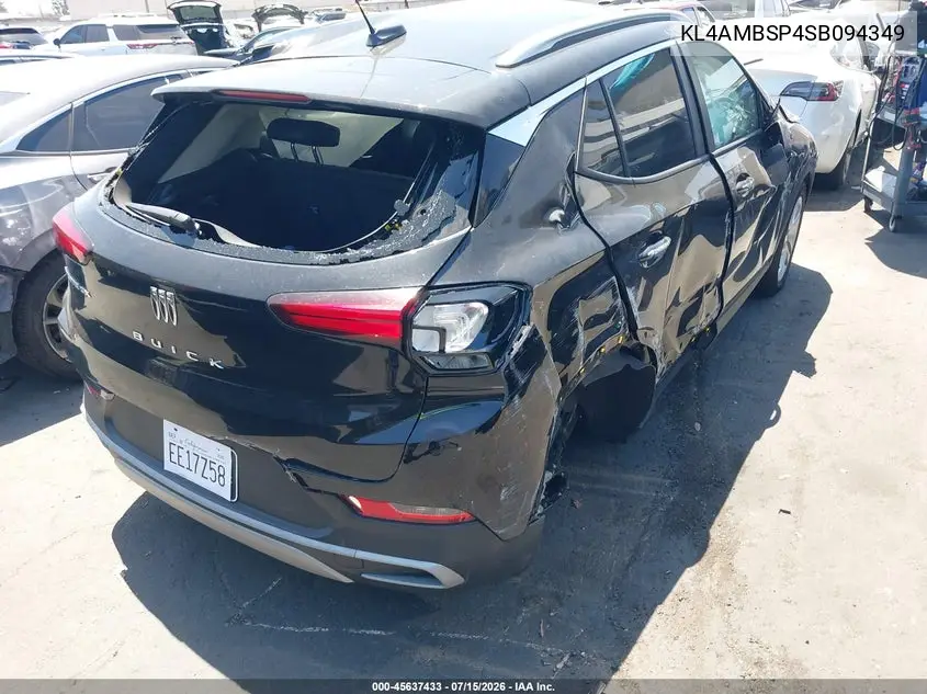 2025 Buick Encore Gx Preferred Fwd VIN: KL4AMBSP4SB094349 Lot: 45637433