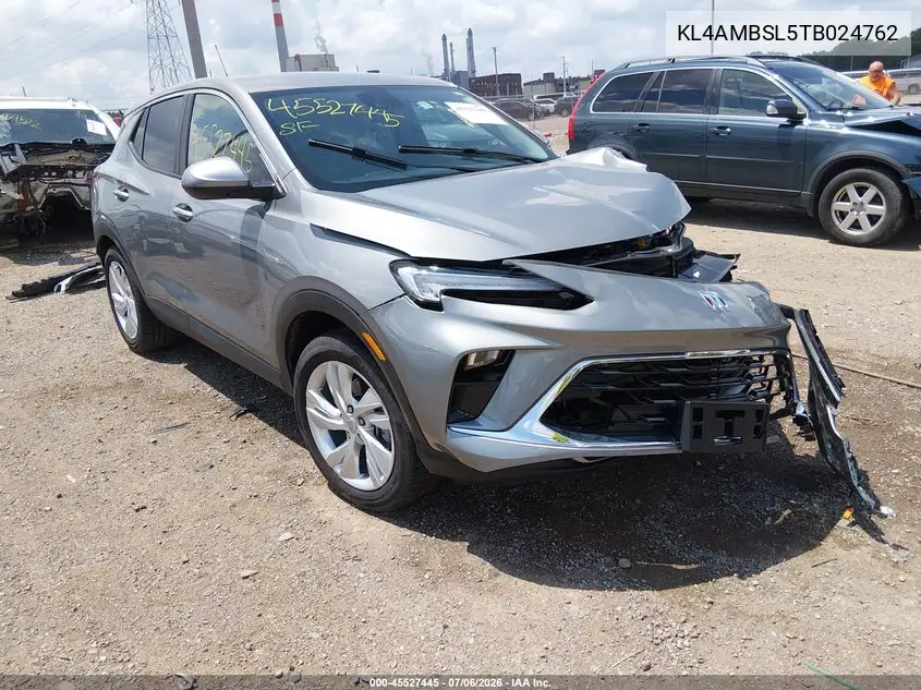 2026 Buick Encore Gx Preferred Fwd VIN: KL4AMBSL5TB024762 Lot: 45527445
