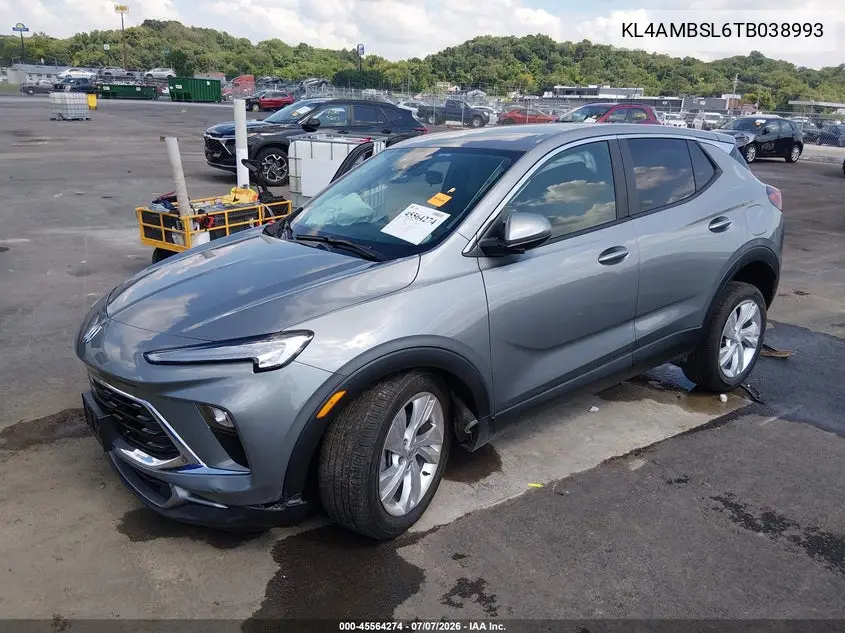 2026 Buick Encore Gx Preferred Fwd VIN: KL4AMBSL6TB038993 Lot: 45564274