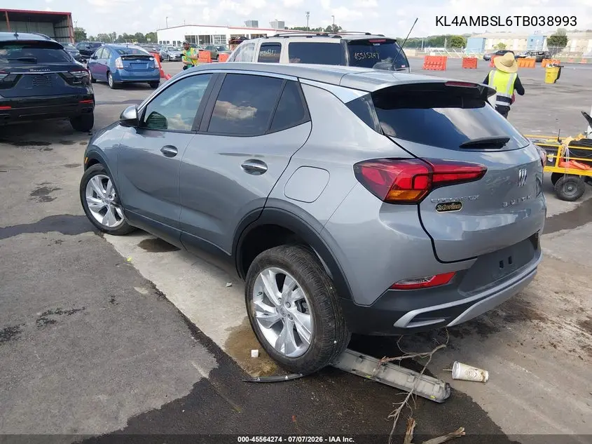 2026 Buick Encore Gx Preferred Fwd VIN: KL4AMBSL6TB038993 Lot: 45564274