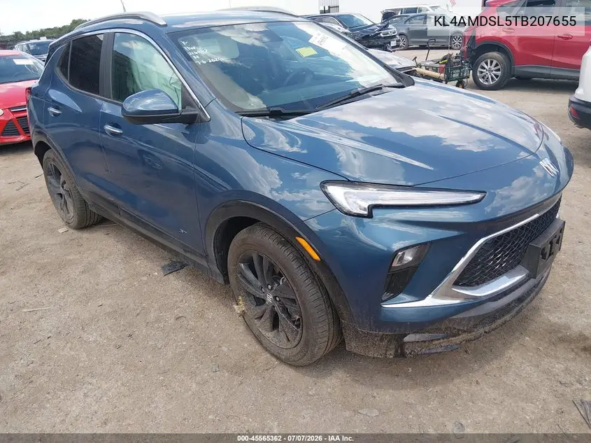 2026 Buick Encore Gx Sport Touring Fwd VIN: KL4AMDSL5TB207655 Lot: 45565362