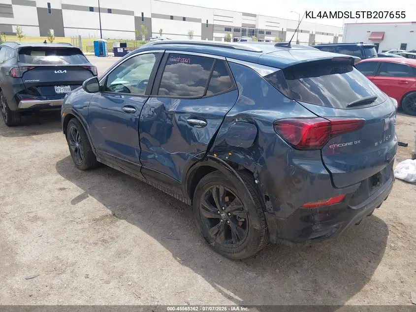 2026 Buick Encore Gx Sport Touring Fwd VIN: KL4AMDSL5TB207655 Lot: 45565362
