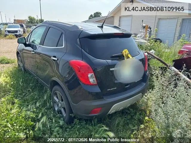 2013 Buick Encore VIN: KL4CJASB0DB109965 Lot: 20265772