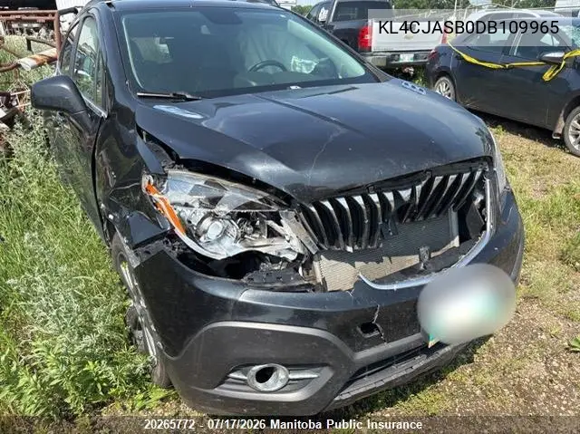 2013 Buick Encore VIN: KL4CJASB0DB109965 Lot: 20265772