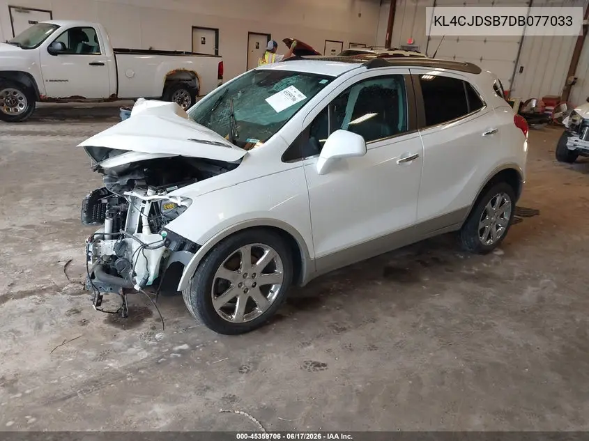2013 Buick Encore Premium VIN: KL4CJDSB7DB077033 Lot: 45359706