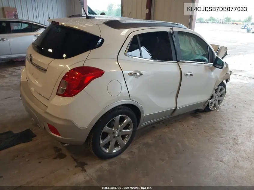 2013 Buick Encore Premium VIN: KL4CJDSB7DB077033 Lot: 45359706