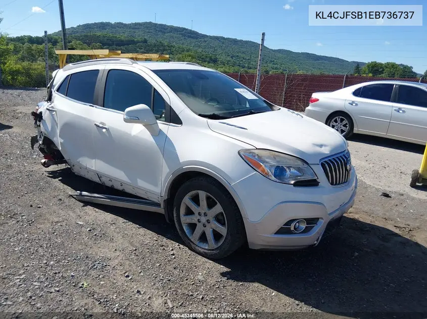 2014 Buick Encore Convenience VIN: KL4CJFSB1EB736737 Lot: 45345506