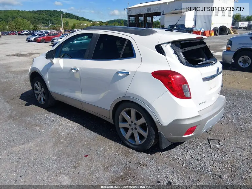 2014 Buick Encore Convenience VIN: KL4CJFSB1EB736737 Lot: 45345506