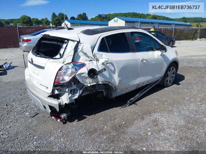 2014 Buick Encore Convenience VIN: KL4CJFSB1EB736737 Lot: 45345506