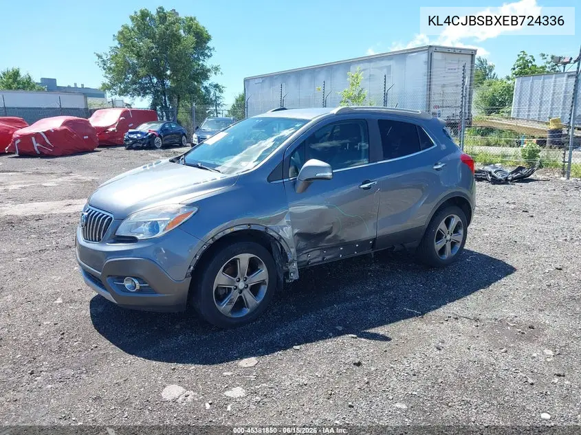 2014 Buick Encore Convenience VIN: KL4CJBSBXEB724336 Lot: 45381850