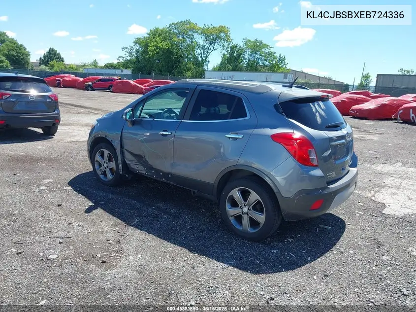 2014 Buick Encore Convenience VIN: KL4CJBSBXEB724336 Lot: 45381850