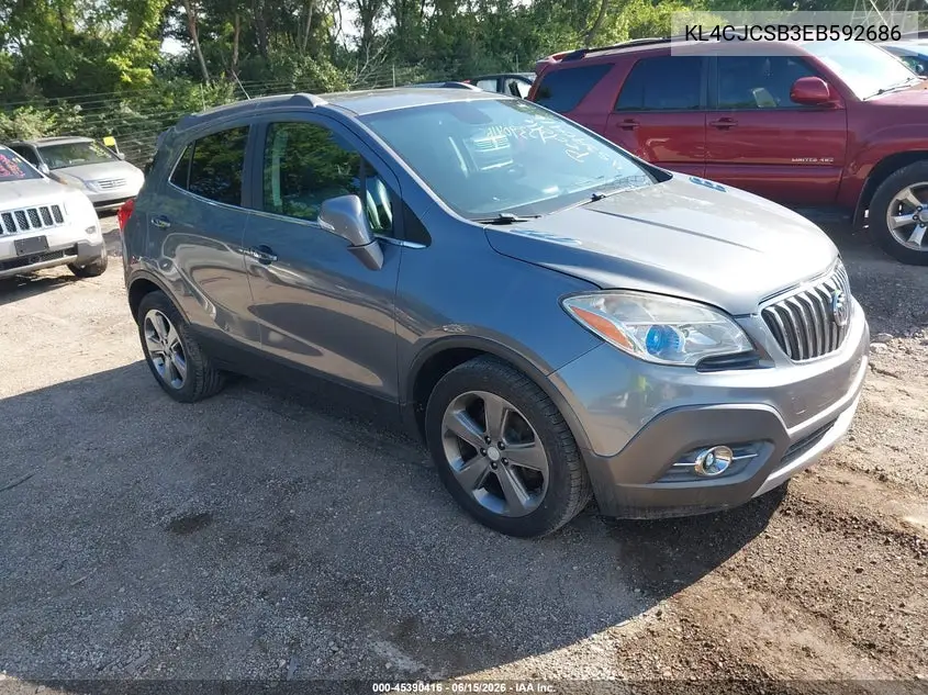 2014 Buick Encore Leather VIN: KL4CJCSB3EB592686 Lot: 45390416