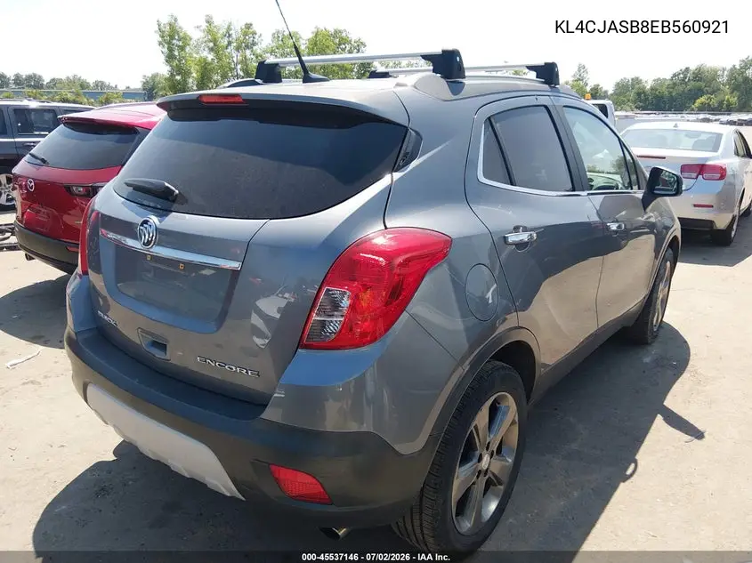2014 Buick Encore VIN: KL4CJASB8EB560921 Lot: 45537146