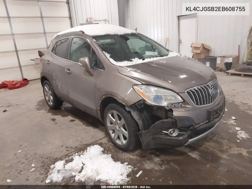 KL4CJGSB2EB608755 2014 Buick Encore Leather