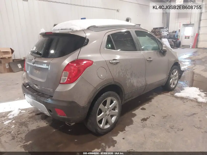 KL4CJGSB2EB608755 2014 Buick Encore Leather