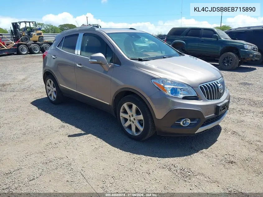 2014 Buick Encore Premium VIN: KL4CJDSB8EB715890 Lot: 45585518
