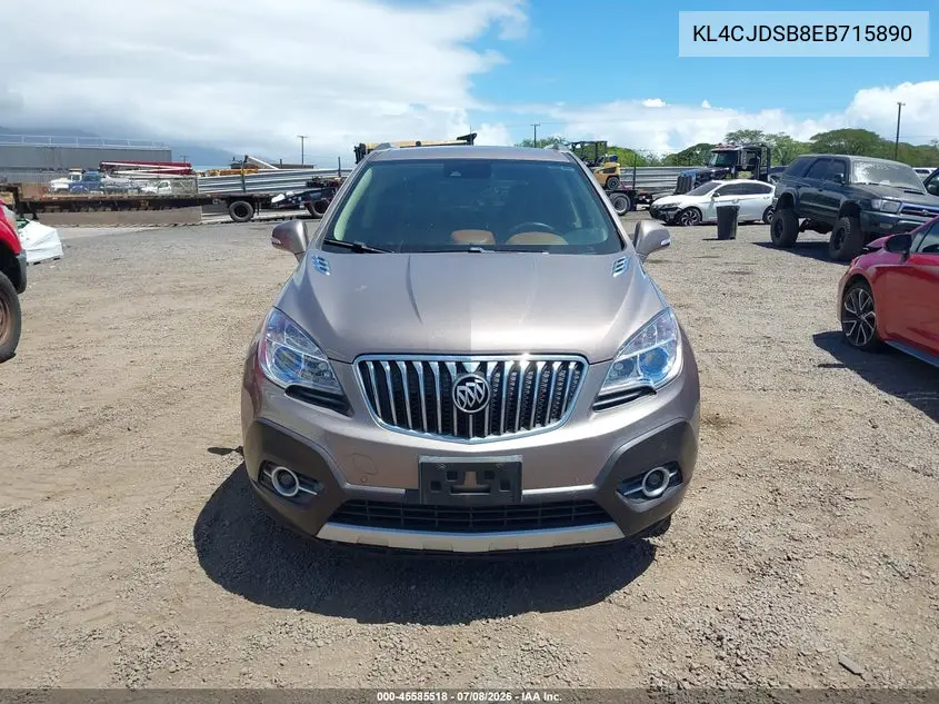 2014 Buick Encore Premium VIN: KL4CJDSB8EB715890 Lot: 45585518