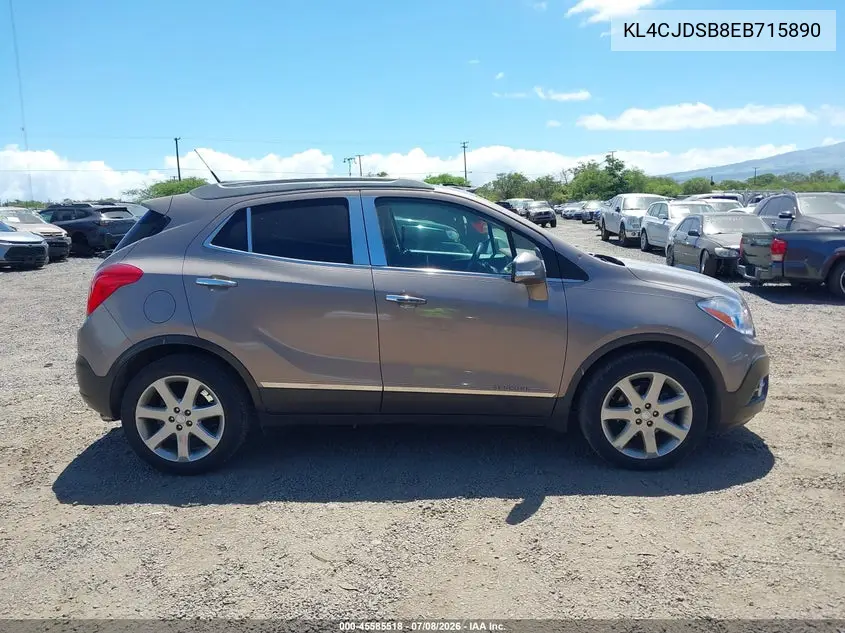 2014 Buick Encore Premium VIN: KL4CJDSB8EB715890 Lot: 45585518