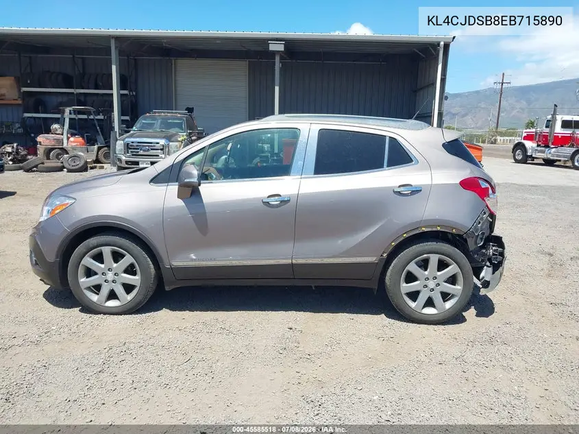 2014 Buick Encore Premium VIN: KL4CJDSB8EB715890 Lot: 45585518