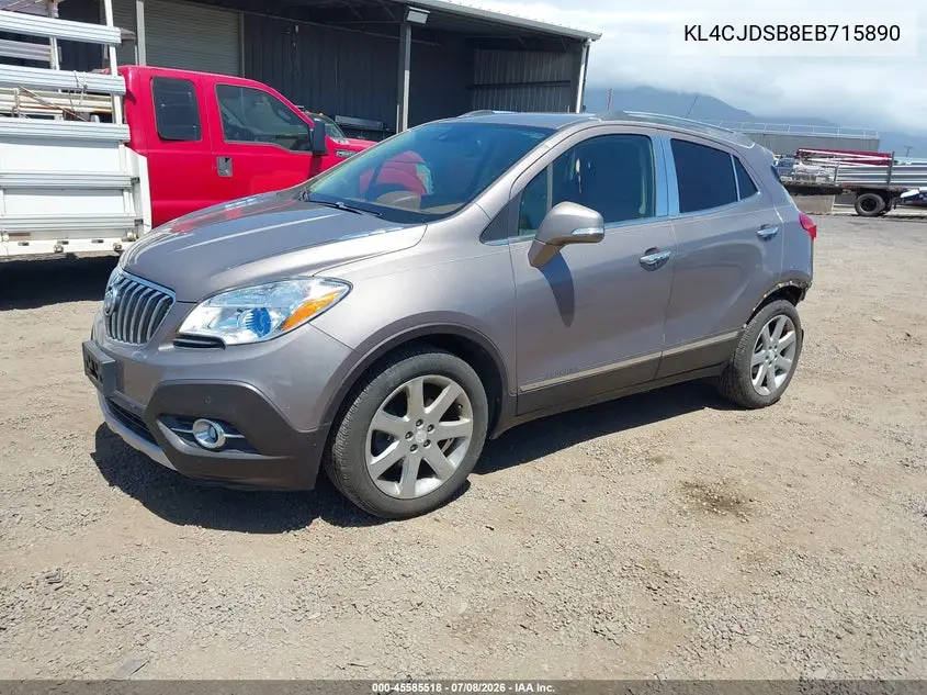 2014 Buick Encore Premium VIN: KL4CJDSB8EB715890 Lot: 45585518