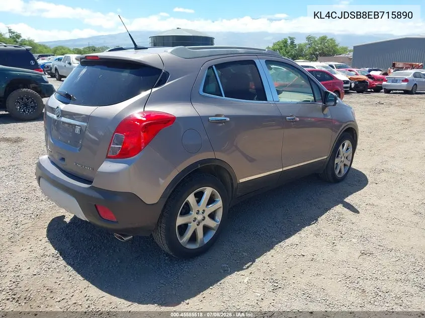 2014 Buick Encore Premium VIN: KL4CJDSB8EB715890 Lot: 45585518