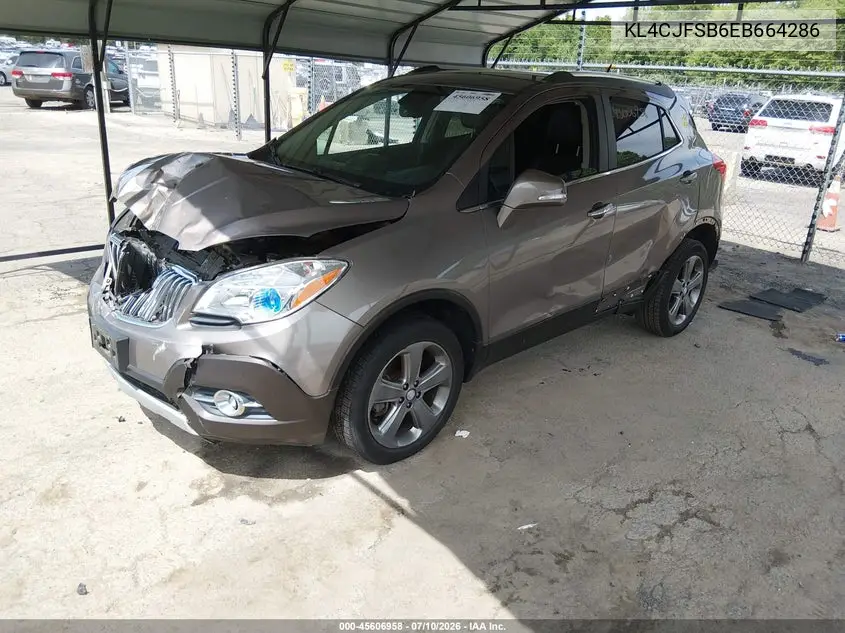 2014 Buick Encore Convenience VIN: KL4CJFSB6EB664286 Lot: 45606958
