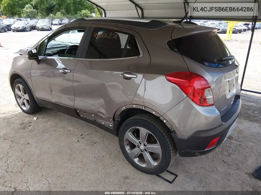 2014 Buick Encore Convenience VIN: KL4CJFSB6EB664286 Lot: 45606958
