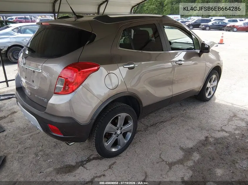 2014 Buick Encore Convenience VIN: KL4CJFSB6EB664286 Lot: 45606958